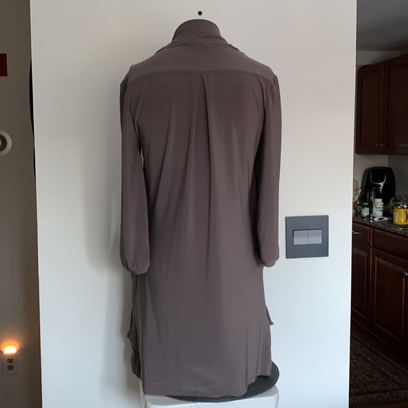 Joseph Ribkoff taupe dress size 6 - Picture 3 of 5